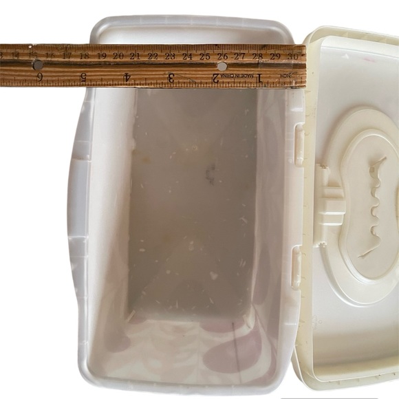 Empty Huggies Baby Wipe Container Clamshell Box Storage Tub Pink Floral - Picture 13 of 13
